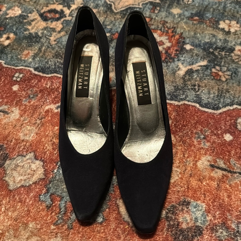Stuart Weitzman Women’s Navy Blue Heels